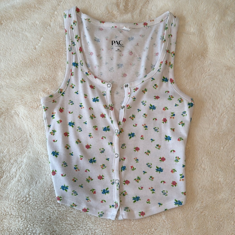 PacSun floral tank top